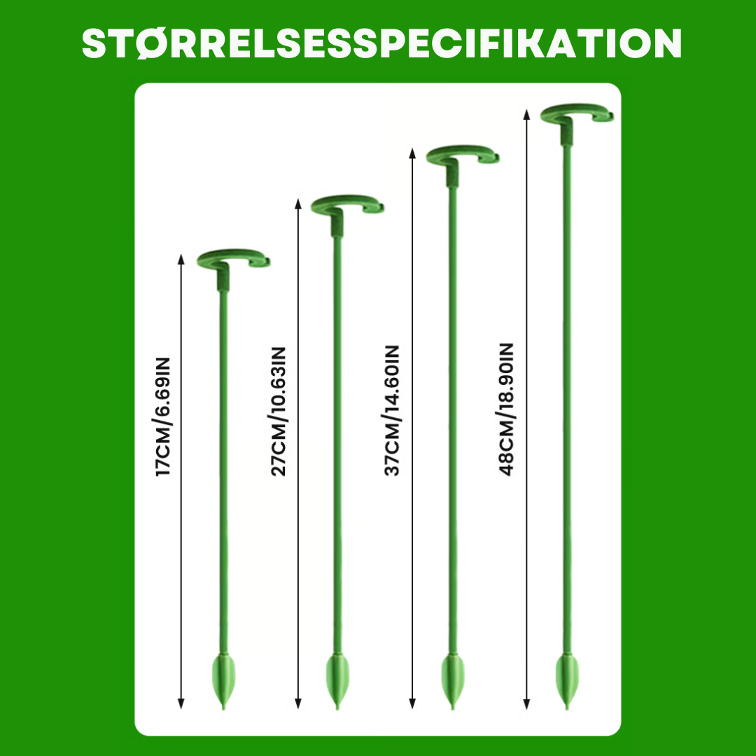 Planteværn - 10 stk. Holdbare Plante Støttebeslag