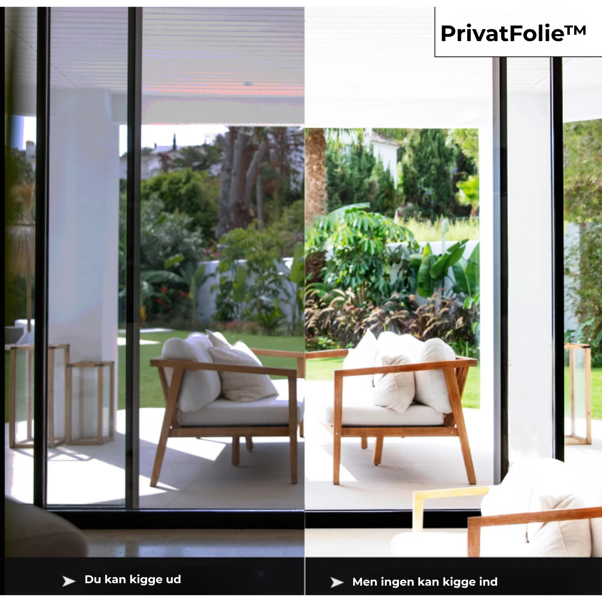 PrivatFolie - UV-beskyttende privatlivsfilm!
