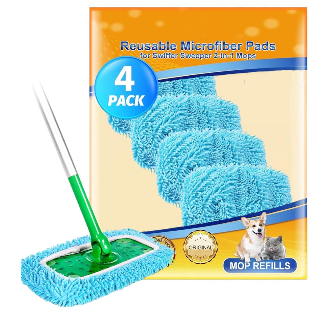 MopMate – Genanvendelige mikrofiber moppeklude