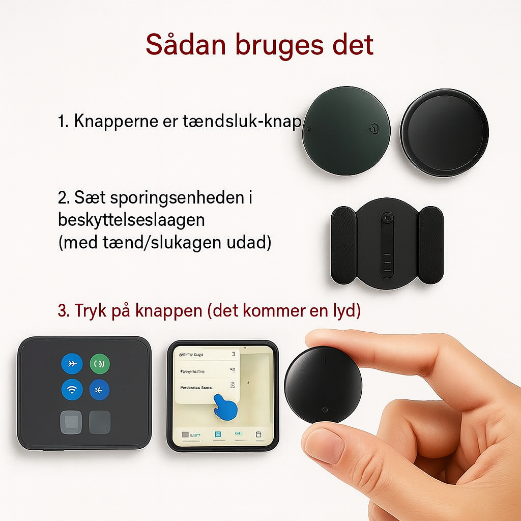 SporingSfære – Smart GPS Lokaliseringstag til Værdigenstande | Spor Det, Du Holder Kært, Med Lethed