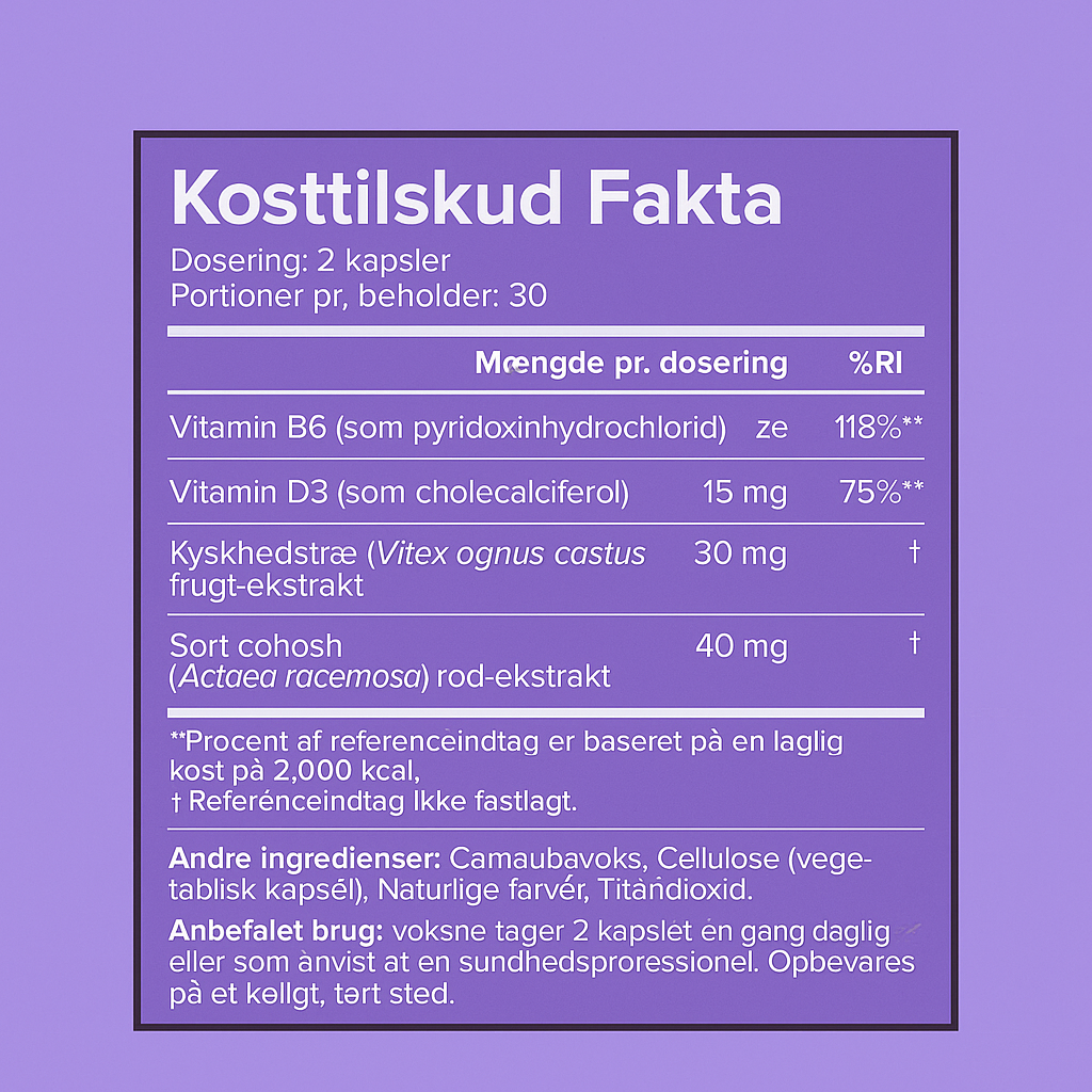 MenoPause - Hormonbalance & Overgangsalderstøtte