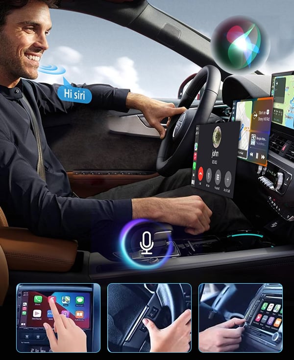 KørSmart | Trådløs CarPlay & Android Auto