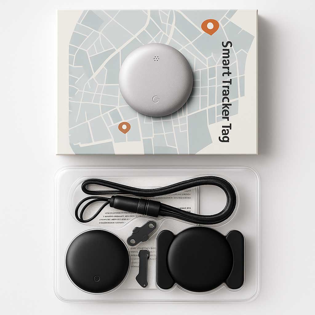 SporingSfære – Smart GPS Lokaliseringstag til Værdigenstande | Spor Det, Du Holder Kært, Med Lethed