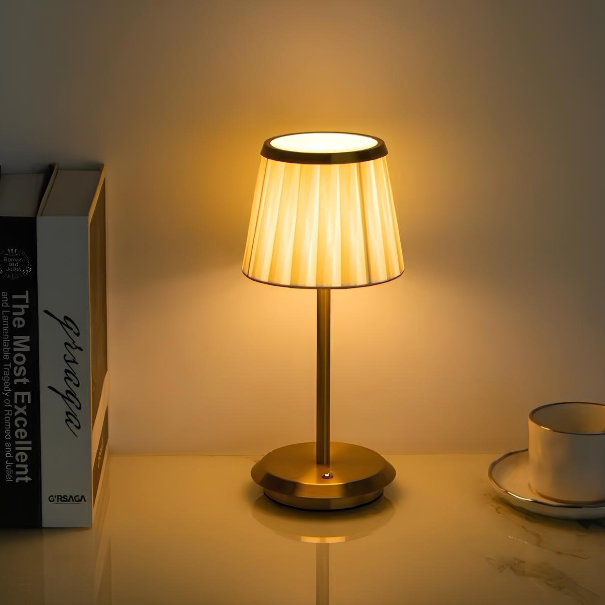 Bordlampe klassisk elegance