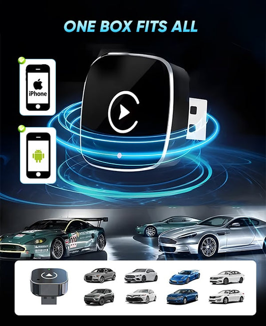 KørSmart | Trådløs CarPlay & Android Auto