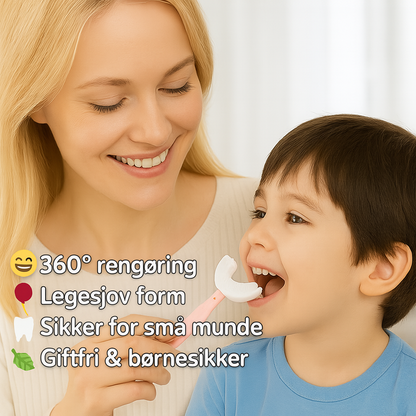 Tandbørste til børn - U-formet tandbørste til små munde