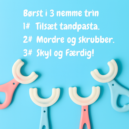 Tandbørste til børn - U-formet tandbørste til små munde