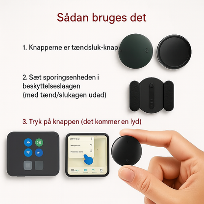 SporingSfære – Smart GPS Lokaliseringstag til Værdigenstande | Spor Det, Du Holder Kært, Med Lethed