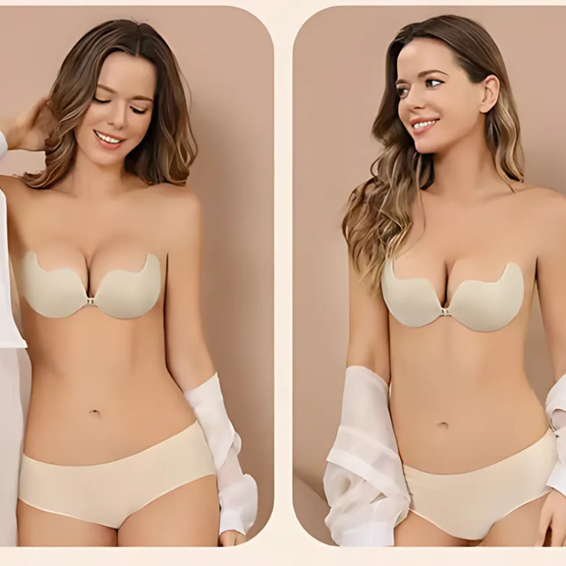 PushBra Selvklebende Strapless Push-Up BH