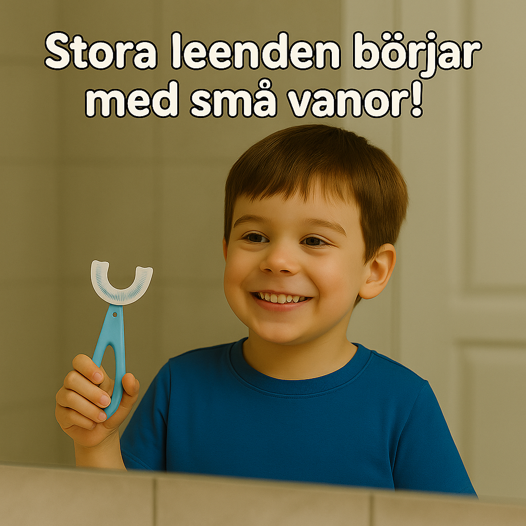 Tandbørste til børn - U-formet tandbørste til små munde